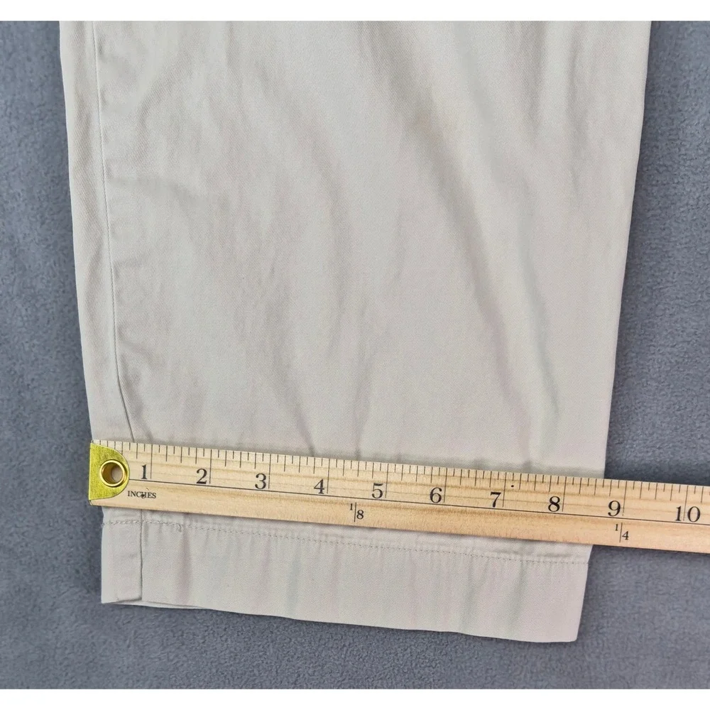 Polo Ralph Lauren Mens Tan Khaki Chino Pants 100% Cotton Size 33/30 - Picture 7 of 8